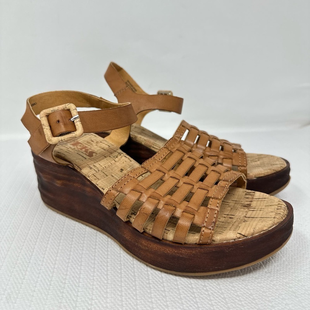 Kork Ease Korks Marley Sandals Women's Size 6M Brown Tan